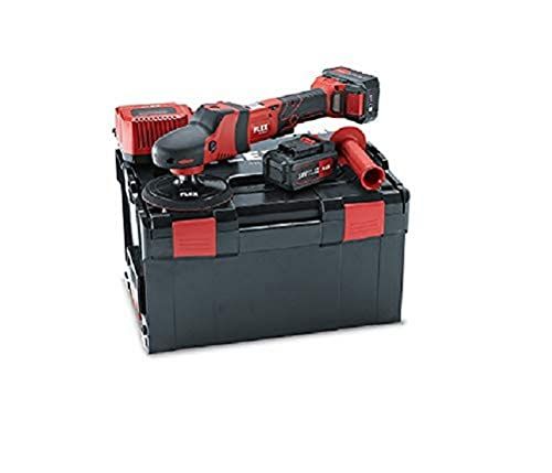 Flex PE 150 18.0-EC/5.0 Set (Polisseuse rotative sans fil, max. corps de polissage ø 160 mm, plateau support max. ø 150 mm, vitesse de rotation à vide 150-1450 tr/min)