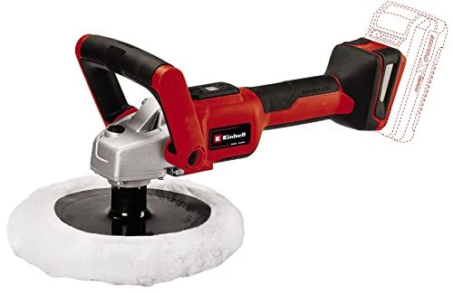 Einhell CE-CP 18/180 Li E-Solo Power X-Change Ponceuse-polisseuse sans fil (lithium-ions, moteur électrique sans charbon, régulateur électronique, vendue sans batterie ni chargeur)