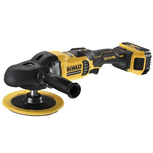 DEWALT (Polisseuse rotative XR 18V 5Ah Li-Ion Brushless - 2 batteries)